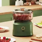 Garlic Grinder Meat Chopper Electric with Detachable Mini Food Processor