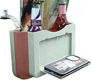 Car Wheelie Bin, Wheelie Bin for Cars - Portable Storage Box for Car Bin, Leak-proof Car Bin, Back Seat Car Organiser, Back Seat Waste Bin for Toddler Car Seats