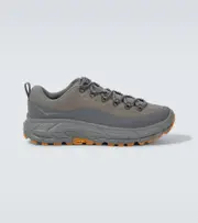 [Hoka One One] Hoka One One Tor Summit leather-trimmed sneakers UK 12.5 grey