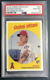 在飛比找Yahoo!奇摩拍賣優惠-2018 Topps Archives #50 Shohei