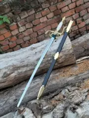 Royal Guard Decorative Sword with Scabbard – 36” Fantasy Blade – Gold Hilt – Col