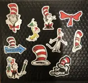 DR SUESS Set Of 10 Stickers THE CAT IN THE HAT Children’s Literature