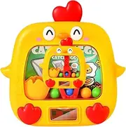 Rukjmqi Claw Machine Toy,Electronic Grabber Machine Chicken Fun Claw Machine - Vending Machine Candy Interactive Small Game for Kids