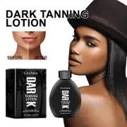 Frusde Dark Tanning Bed Lotion, Dark Tanning Lotion, Transfer Resistant Tanning Lotion for Tanning Beds, Indoor Tanning Lotion for Black Bronze Col...