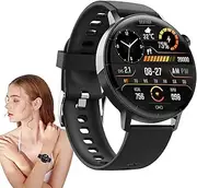 Blood Glucose Monitor Watch,Non-Invasive Blood Glucose Test Smart Watch | IP67 Waterproof 30 Sports Modes, Blood Pressure Watch, Monitor Blood Sugar Easily and Accurately Lxury