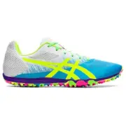 Asics HYPER XC 2 Track & Field Shoes Digital Aqua/Safety Yellow Size 10.5