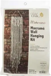 Macrame Wall Hanger Kit Three Flowers