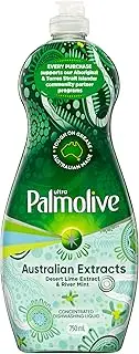 [Palmolive] Dish Ultra Australian Extracts Dishwashing Liquid, Desert Lime Extract and River Mint 750ml