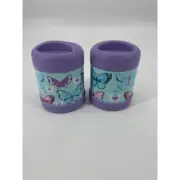 2 Pottery Barn Kids Hot & Cold Container Thermos 10 Oz Lunch Soup Butterflies