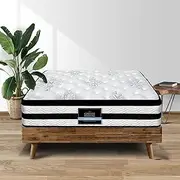 Giselle Bedding 34cm Single Pocket Spring Foam Euro Top Mattress