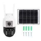 Solar Security Camera System Solar Security Camera 320 Degree PTZ With 6 LED