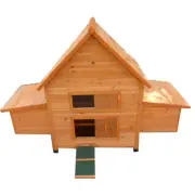 Chicken Coop Classical Brand New Chook House Hutch with double Egg Cages P022
