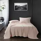 Waffle Weave Coverlet Set BEDSETS BEDSPREAD BLUSH