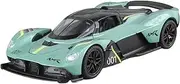 Scale Finished Model Car 1:32 for Aston Martin Valkyrie AMR 001 Super Sports Car Alloy Diecast Metal Model Car Collectibles Miniature Replica Car(Green)