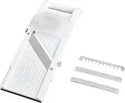 Benriner BN95 Professional Series Vegetable Slicer, 95mm, White, 95W