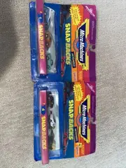 New 1989 Micro Machines Motorized Snap Backs 6433 Snapbacks Collection # 1 & # 4