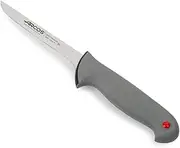 Arcos Boning Knife 5 Inch Nitrum Stainless Steel and 130 mm Blade. Professional Butcher Knife to Slice Bones from Meat. Ergonomic Polypropylene Handle. Series Colour Prof. Color Black.