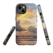 For Apple iPhone 13 Case, Armour Back Cover, Thai Sunset