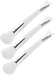 [ELAYARD] 3pcs Blush Brush Set Soft Bristles Highlighter Eye Shadow Makeup Brush for Women