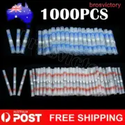 1000PCS Solder Sleeve Heat Shrink Butt Splice Wire Connector Terminal Waterproof