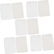 JECOMPRIS 5 Pairs Anti-Slip Patch Wall-Mounted Display Rack Double Sided Tape Anti-Slip Tape Fixed Tape Multi-Purpose Handlebar Stacking Stacks Cups Sofa Tape Fastener Tape White PVC