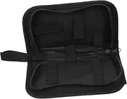 ETHZZLE Zipper Guitar Kit Bag Small Storage Bag for Strings Tools and Accessories Oxford Fabric and Handle