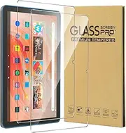 CONAPIKA Screen Protector for Fire HD 10/HD 10 Kids Pro/HD 10 Kids 2023 10.1 Inch, 2 Pack HD Clear [Anti-Fingerprint] 9H Hardness Anti-Scratch [High Sensitive Touch][Bubble Free] Tempered Glass Film