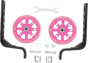 JOINPAYA 2Pcs Bike Stabilizers with Flashing Lights Support Wheels for Bikes Slip Design for Safe Riding and Easy Installation