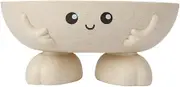 Soap Dish, Eco-Friendly Plant Fibres Soap Dish, Lovely Kids Soap Holder, Drain Soap Dish for Bathroom Kitchen (Beige)