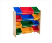Toy Storage Rack With 12 Bins