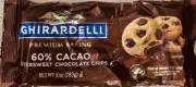 GHIRARDELLI 60% Cocoa Bittersweet Chocolate Chips Baking Premium Chips 10 oz Bag