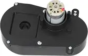 12V RS380 Motor Gear Box,Electric Car Remote Control Steering Gearbox,Electric Car Steering Gearbox Replacement Drive Engine Match Children Ride On Toys 6600RPM (Model B