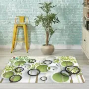3D Simple Circle Tree NAO11149 Game Rug Mat Elegant Photo Carpet Mat Fay