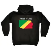Republic Of Congo Country Flag Nationality - Kids Children Hoodie