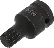 Steel Brake Caliper Sleeve Square Spline Bit Socket Set Tamper Proof for