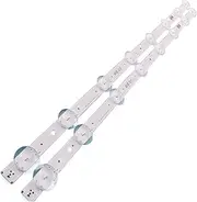 SCPCKZETZN 2PCS 8LEDs 600mm LED Backlight Strip Fit for LG 32LJ510U HC320DXN-ABSL1-A142 SSC_32LJ61_HD S SSC_32LJ61_HD_8LED