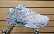 K-Swiss Hypercourt Express 2 Women's Tennis Shoes - New - Cloud/Grey/Purple