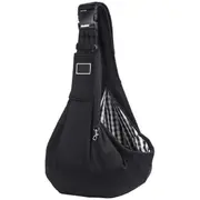 Pet Dog Cat Puppy Carry Bag Carrier Travel Outdoor Shoulder Pouch Sling Backpack Black