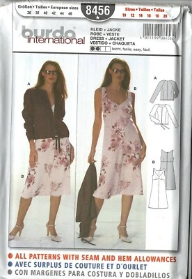 Burda 8456 - Sewing Pattern - Misses Dress & Jacket