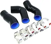 Car Pressure Lines & Hoses Silicone Intercooler Turbo Pipe Hose W/T-Clamps Kit Fits for BMW E60 E61 530d 525d Car Air Intake Hose