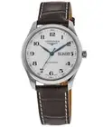 New Longines Master Collection Silver Dial Leather Men's Watch L2.755.4.78.3