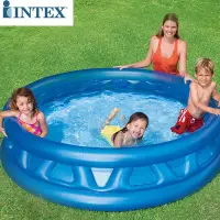 在飛比找蝦皮購物優惠-Intex  飛碟泳池 超大型圓形泳池  限時特價 獨角獸騎