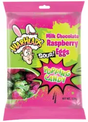 Warheads Easter Eggs Milk Chocolate Raspberry Easter Egg Hunt Mini Eggs 120g New