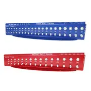 SAE and Metric Bolt Gauges Check a Thread Nut Fastener Size