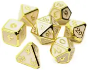Dice Metal RPG Set - Celestial Relic