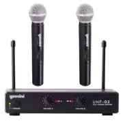 Gemini UHF-02 S34 Wireless Microphone System - Channels 3 & 4 - Versatile Cor...