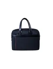 [Cudworth] Canvas & Leather Tote Bag in Black