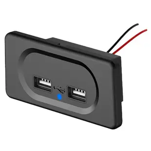 雙 Usb 充電器插座 3.1A 12v 適用於摩托車汽車卡車亞視船車房車巴士