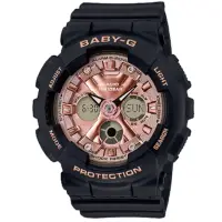 在飛比找momo購物網優惠-【CASIO 卡西歐】BABY-G 時尚雙顯腕錶-BA-13