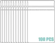 [HieoAnir] Jewelry Bags Small Self-Sealing Plastic Zip Clear Bags PVC Transparent Lock Bag for Storing Bracelets Rings Earrings Ziplock Pouch (4.0 x 6.0inch(100pcs)